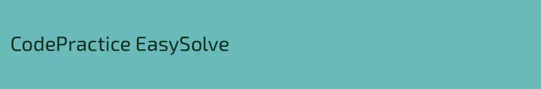 CodePractice EasySolve